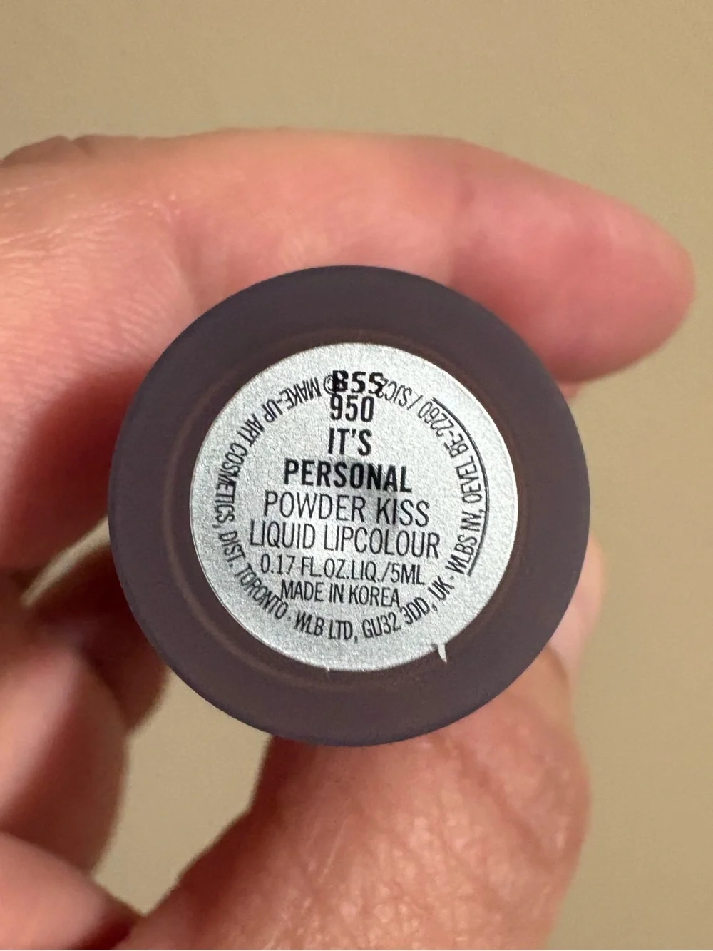 MAC Cosmetics Powder Kiss Liquid Lipstick 950 IT'S PERSONAL Brand New Never Used